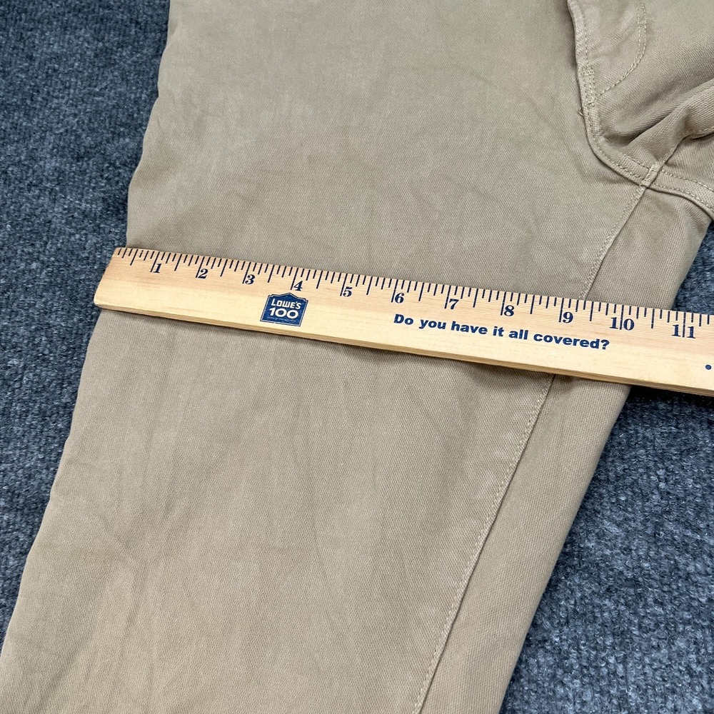 Todd Snyder Pants Men 31x30 Beige Chino Flat Front Straight Leg Zip Fly Stretch - Picture 11 of 16